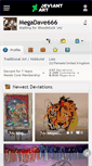 Mobile Screenshot of megadave666.deviantart.com