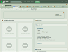 Tablet Screenshot of gravidlad.deviantart.com