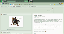 Desktop Screenshot of butterfrog.deviantart.com