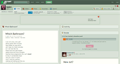 Desktop Screenshot of izzini.deviantart.com