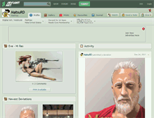Tablet Screenshot of matsurd.deviantart.com