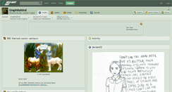 Desktop Screenshot of graphitekind.deviantart.com