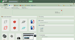 Desktop Screenshot of cryer.deviantart.com