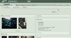 Desktop Screenshot of prograding.deviantart.com