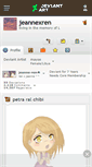 Mobile Screenshot of jeannexren.deviantart.com
