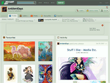 Tablet Screenshot of ambientdays.deviantart.com