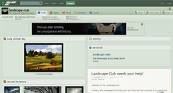 Desktop Screenshot of landscape-club.deviantart.com