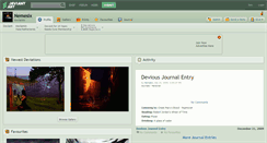 Desktop Screenshot of nemesix.deviantart.com