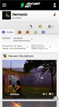 Mobile Screenshot of nemesix.deviantart.com