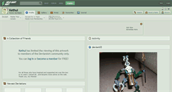 Desktop Screenshot of kethul.deviantart.com