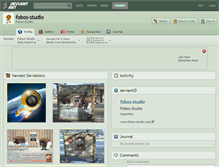 Tablet Screenshot of fobos-studio.deviantart.com