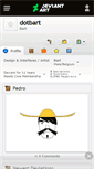 Mobile Screenshot of dotbart.deviantart.com