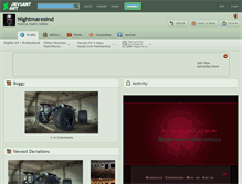 Tablet Screenshot of nightmaresind.deviantart.com