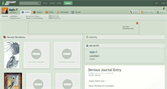 Desktop Screenshot of nath-t.deviantart.com