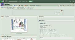 Desktop Screenshot of flame-art.deviantart.com