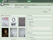 Tablet Screenshot of gemneye.deviantart.com