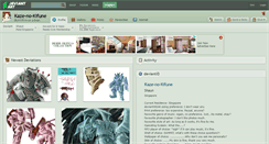 Desktop Screenshot of kaze-no-kifune.deviantart.com