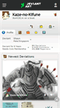 Mobile Screenshot of kaze-no-kifune.deviantart.com