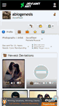 Mobile Screenshot of abiogenesis.deviantart.com