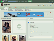 Tablet Screenshot of abiogenesis.deviantart.com