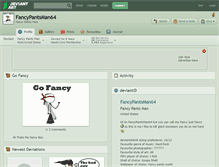 Tablet Screenshot of fancypantsman64.deviantart.com