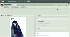 Desktop Screenshot of ohbloodymari.deviantart.com