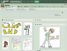 Tablet Screenshot of klonny.deviantart.com