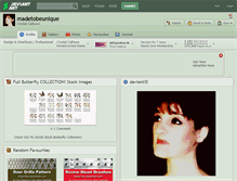 Tablet Screenshot of madetobeunique.deviantart.com