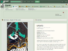 Tablet Screenshot of hizaraki.deviantart.com