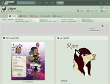 Tablet Screenshot of j-dove.deviantart.com