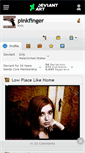 Mobile Screenshot of pinkfinger.deviantart.com