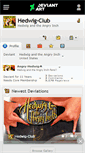 Mobile Screenshot of hedwig-club.deviantart.com
