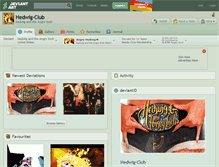 Tablet Screenshot of hedwig-club.deviantart.com