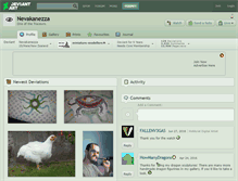 Tablet Screenshot of nevakanezza.deviantart.com