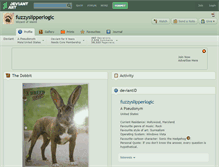 Tablet Screenshot of fuzzyslipperlogic.deviantart.com