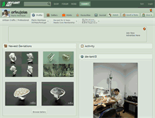 Tablet Screenshot of orfeujoias.deviantart.com