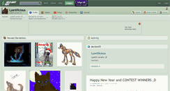 Desktop Screenshot of lyantilicious.deviantart.com