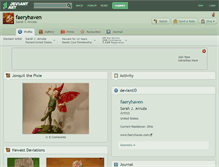 Tablet Screenshot of faeryhaven.deviantart.com