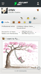 Mobile Screenshot of crislv.deviantart.com