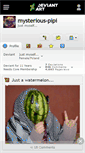 Mobile Screenshot of mysterious-pipi.deviantart.com