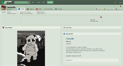 Desktop Screenshot of canoodle.deviantart.com