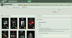 Desktop Screenshot of demonomancy.deviantart.com