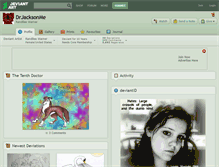 Tablet Screenshot of drjacksonme.deviantart.com