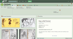 Desktop Screenshot of colorstupid.deviantart.com