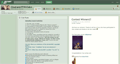 Desktop Screenshot of cloud-and-ffvii-club.deviantart.com