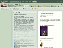 Tablet Screenshot of cloud-and-ffvii-club.deviantart.com