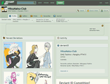 Tablet Screenshot of hitsumatsu-club.deviantart.com