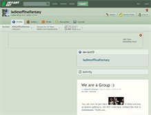 Tablet Screenshot of ladiesoffinalfantasy.deviantart.com