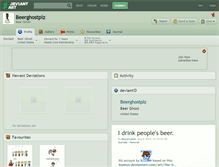 Tablet Screenshot of beerghostplz.deviantart.com