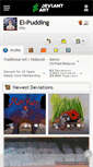 Mobile Screenshot of el-pudding.deviantart.com
